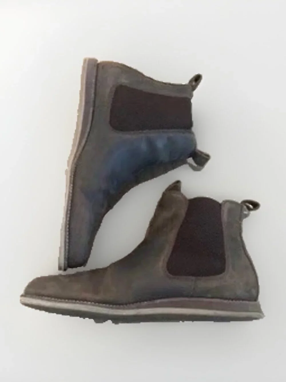 Hari Mari Men's Odessa Suede-Leather Chelsea Boots Size 12 US EU 45